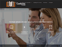Tablet Screenshot of cadernovirtual.com.br